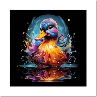 Duck Rainbow Posters and Art